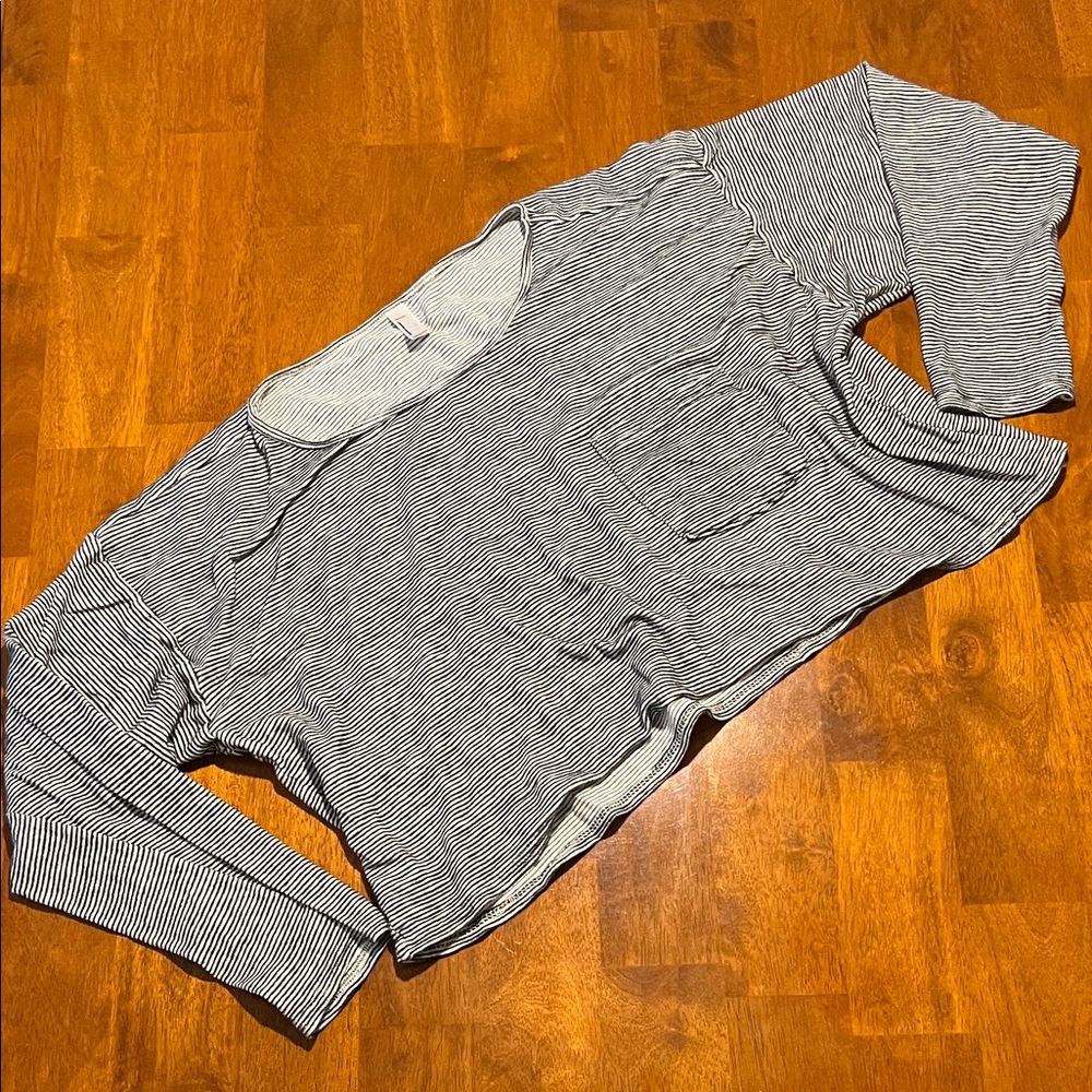 OS American Apparel Cropped Long Sleeve Top 100% Cotton